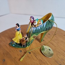 Disney Bradford  Ex. Snow White & Seven Dwarfs Runway Stiletto  Ornament Retired picture