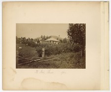 Apia amoa 1890 Colonial House, Cabinet Card Photo Alfred Tattersall  picture