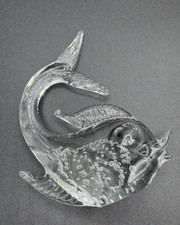 Solid Clear Glass Fish Figurine Paperweight 5
