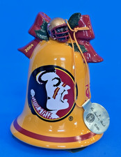 2004 Danbury Mint Florida State Seminoles Christmas Bell Ornament -FSU picture