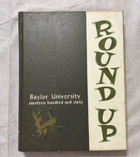 1960 Baylor University The Round-Up Yearbook College Waco Texas 60 picture