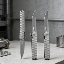 3PC Pocket Folding Knife Ball Bearing Quickly Flipper Open 3.54