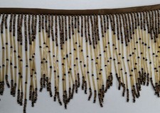 Perial co beaded fringe hand work very full and elegant for lampshade 1 YARD picture