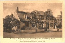 Fredericksburg VA Mary Washington House Undivided Back Postcard c1905 Albertype picture