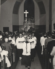 C1950s - Tulsa OK Easter First Lutheran Church Ceremony Real Photo -  XL1V picture