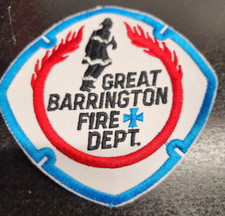 Vintage Great Barrington Massachusetts Fire Department Shoulder Patch picture