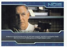 NCIS 2012 Premium Packs Seasons 1-3 Episode Base Card #12 Split Dicision picture