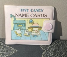 Vintage Victoria Fancy Gakken Tiny Candy Name Cards Set Made In Japan Kawaii  picture