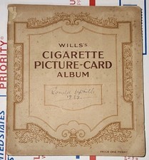 W. D. & H. O. Wills 1930's Cigarette Picture Card Album Complete Set Of 50  picture