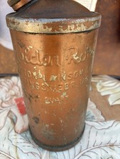 Vintage GOLDENROD Dutton-Lainson Metal Oil Can Gas & Oil  picture