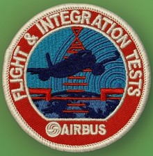 FABULOUS FLIGHT AND INTEGRATION TESTS - AIRBUS EMBROIDERED IRON-ON PATCH picture