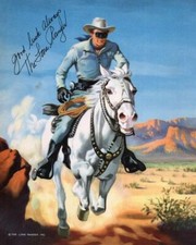 The Lone Ranger Good Luck Always vintage illustration 24x36 inch poster picture