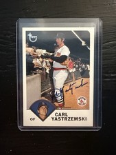 Carl Yastrzemski Autographed 2003 Topps Retired Signature Edition MLB Signed picture