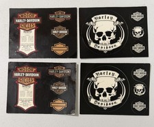 Harley-Davidson Postcard Lot of 4 Skull Patent Bar & Shield 2008 H-D USA picture