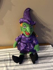 VINTAGE NOS 2008 HALLOWEEN WITCH Plush Stuffed 24 Inches picture