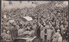 1956 UDINE Freedom Demonstration Heroes Hungary Crowd Students Photograph picture