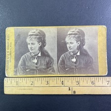 Lydia Thompson Queen of Burlesque Stereoview J. B. Buguey & Co. 1870s Victorian picture