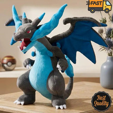 Shiny Charizard Plush Toys Pokemon Mega Evolution X & Y Charizard 26cm picture