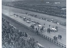 1925 Rockingham Park Board Track Car Races Salem NH Glass Plate Negative OOAK picture