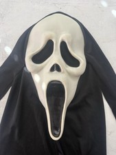 Vintage Ghost Face Scream Movie Mask Gen 2 Poly 97-99 Fun World Div picture