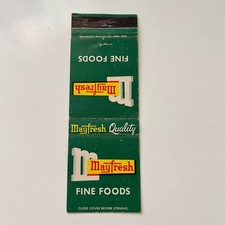 Mayfresh Fine Foods Mayfresh Quality Vintage Matchbook Cover TMB76-6 picture