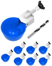Chicken Waterer Cups (8 Pack) with 3/8