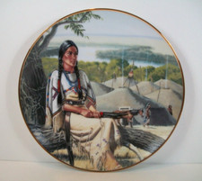 1989 Hamilton Collector Plate ~ Minnehaha #1876B ~ David Wright ~ with COA picture