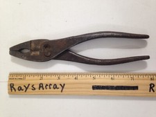 Vintage slip joint Pliers Wire Cutters  Drop Forged  1372 picture