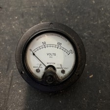 Weston Model 506 AC 0-150 Volt Meter Electrical Gauge picture
