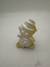Vintage Mosser Slag Glass Clown Figurine Fiddler Tuffy Yellow Color C45 picture