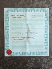 Authentic Rolex Yacht-Master 16622 Guarantee Certificate K-Serial 2001 picture