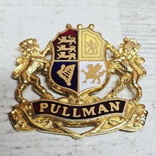 Pullman Coat of Arms Pullman Car Company Railroad Vintage Lapel Crest Pin picture
