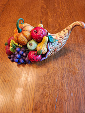 Jim Shore Heartwood Creek Cornucopia Figurine Hand Painted Resin 2007 picture