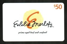 EDDIE MERLOT'S Prime Aged Beef and Seafood ( 2019 ) Gift Card ( $0 - NO VALUE ) picture