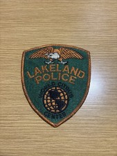 Lakeland Florida Police Patch Used Historical Memoribilia picture