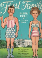 49646: DELL PUBLISHING CO INC FIRST FAMILY PAPER DOLL & CUT-OUT BOOK #52632 VF G picture