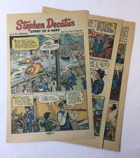 1969 six page cartoon story ~ Naval Hero STEPHEN DECATUR picture