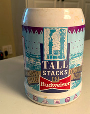 Budweiser Oktoberfest Tall Stacks 1992 Cincinnati Ohio Beer Stein pre-owned picture