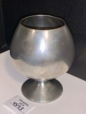 VINTAGE Hoffritz English Pewter Snifter Goblet Cup Sheffield picture