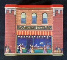 Vintage A&P Economy Store 1984 125th Anniversary Tin featuring 1912 Store Front picture