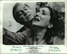 1986 Press Photo Hector Alterio, Norma Aleandro in 