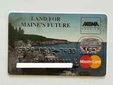 MBNA America Bank Credit Card, Land for Maine’s Future, 1999 Exp, USA, Unsigned picture