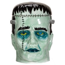 PT Frankenstein Hand Painted Ceramic Cookie Jar picture