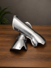Medieval Steel Bracers - Knight Gauntlets, Medieval Gloves, Gothic Gauntlet picture