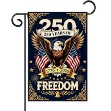 250 Anniversary USA Flag - Blue - Garden Flags for Outside picture