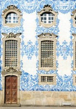 Exterior of Igreja do Carmo, Porto, Portugal --New POSTCARD picture