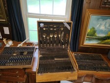 144 Piece vintage mid-century 1950s–1960s handcrafted in Thailand picture