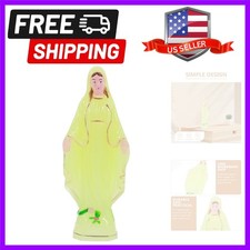 Glow in the Dark Virgin Mary Statue 8In Luminous Our Lady of Grace Figurine R... picture