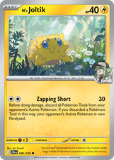N'S JOLTIK C REVERSE HOLO 049/159 JOURNEY TOGETHER POKEMON NM/M picture