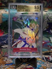 2024 One Piece 1st Anniversary ENGLISH Roronoa Zoro BGS 9.5 GemMint. picture